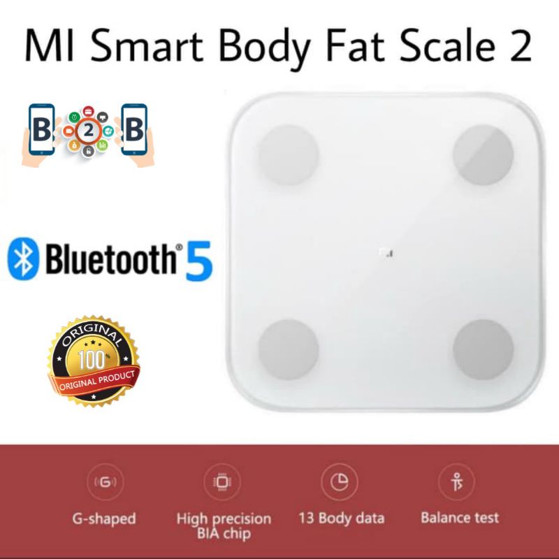 MI Smart Scale 2 - Body Fat Composition Scale 2 Timbangan Badan