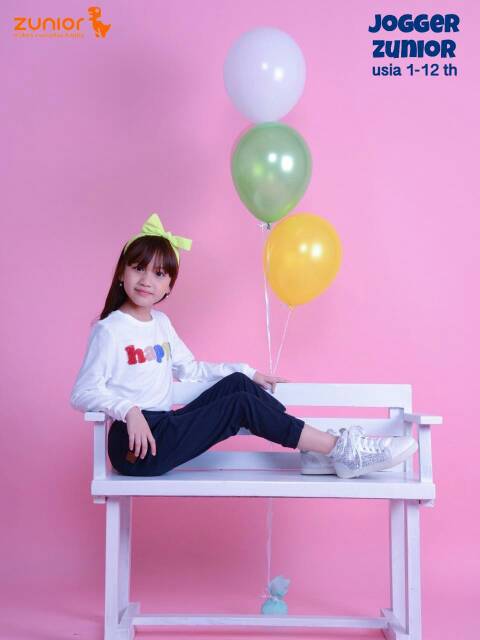 Celana Jogger Premium Anak Zunior 1 - 12 Tahun