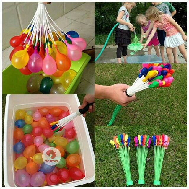 PROMO Zoetoys Magic Water Balloons 3 Ikat | Balon Air | Perang Balon Air 111