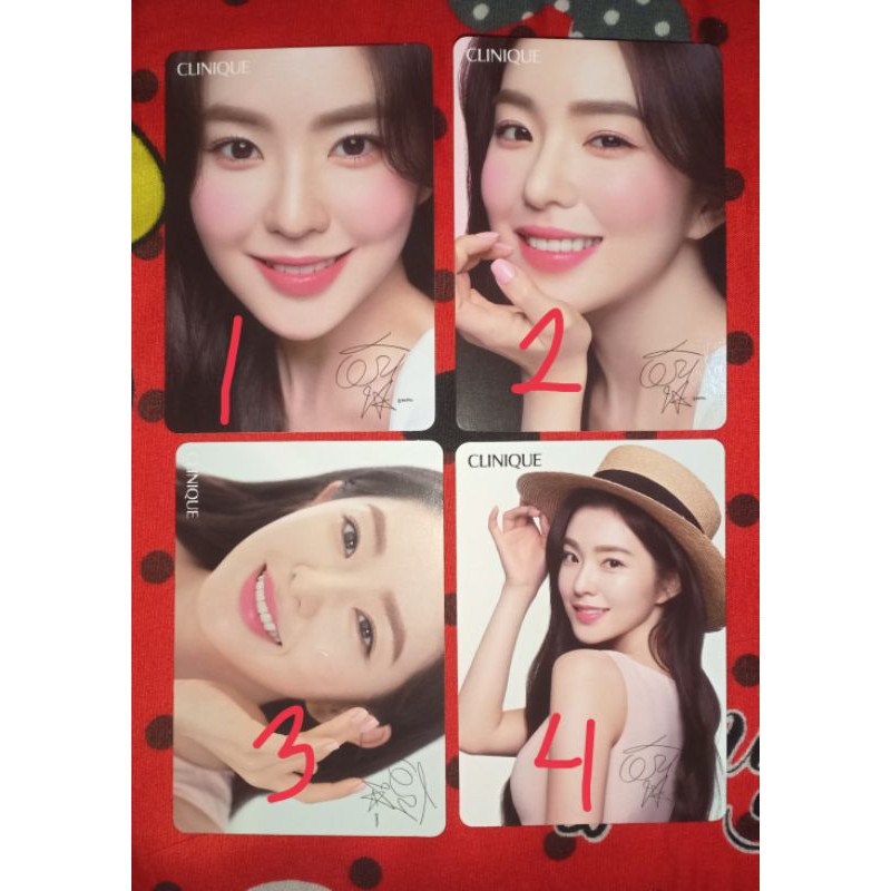 PC PHOTOCARD RED VELVET IRENE PC CLINIQUE
