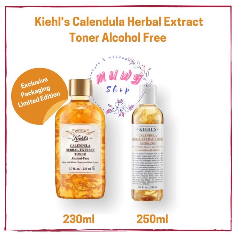 KIEHLS Kiehl’s Calendula Herbal Extract Toner Alcohol Free 125ml / 250ml / 500ml