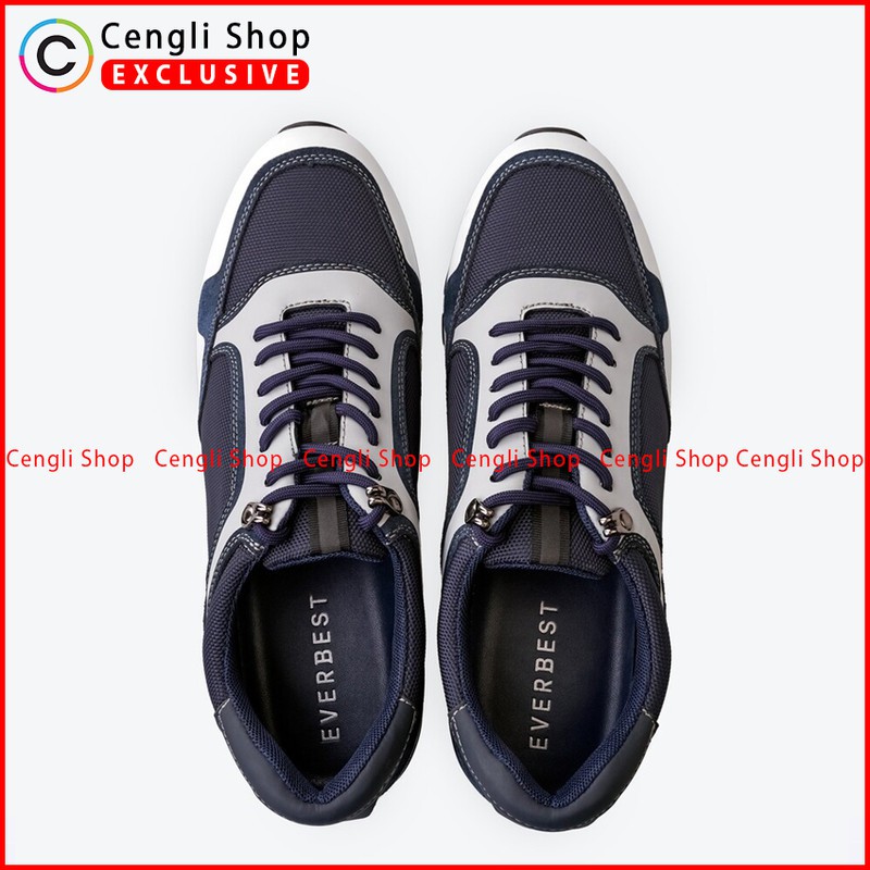 SEPATU SNEAKER EVERBEST PRIA ORIGINAL CASUAL KETS BIRU NAVY ASLI EM23