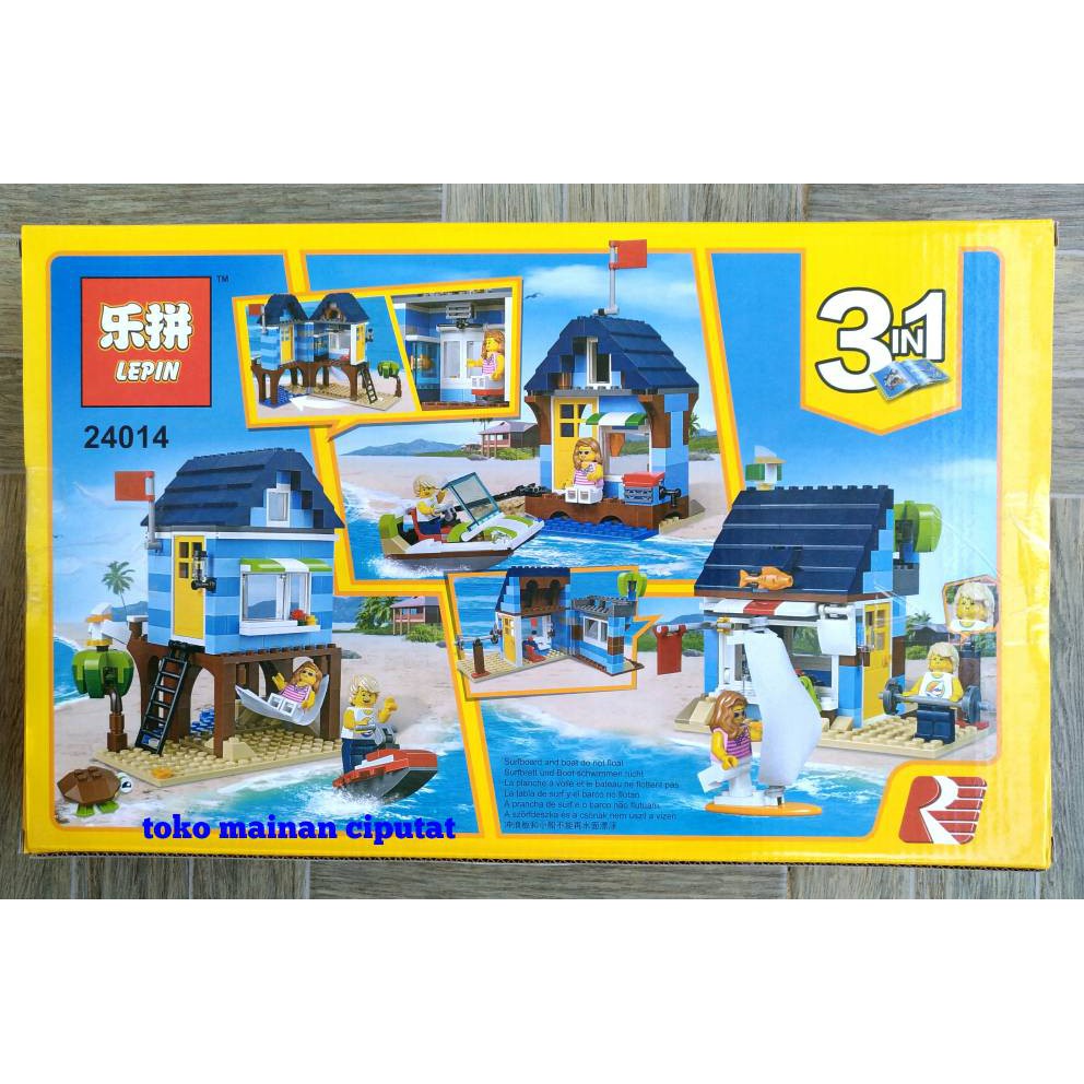harga grosir Lepin 24014 Builders creator. Beachside Vacation