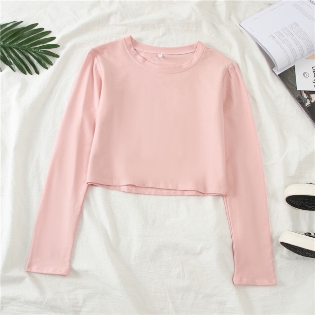 GLOW SWEATER CROP BASIC (LD 96 , P 45)