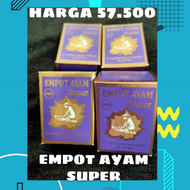 EMPOT AYAM SUPER (NY.ZAITUN) ASLI JAMU RAPET OBAT ...