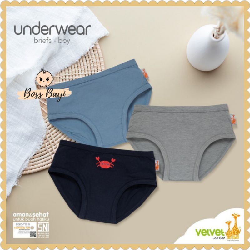 VELVET JUNIOR - Underwear Boy / CD Celana Dalam Anak Laki Laki