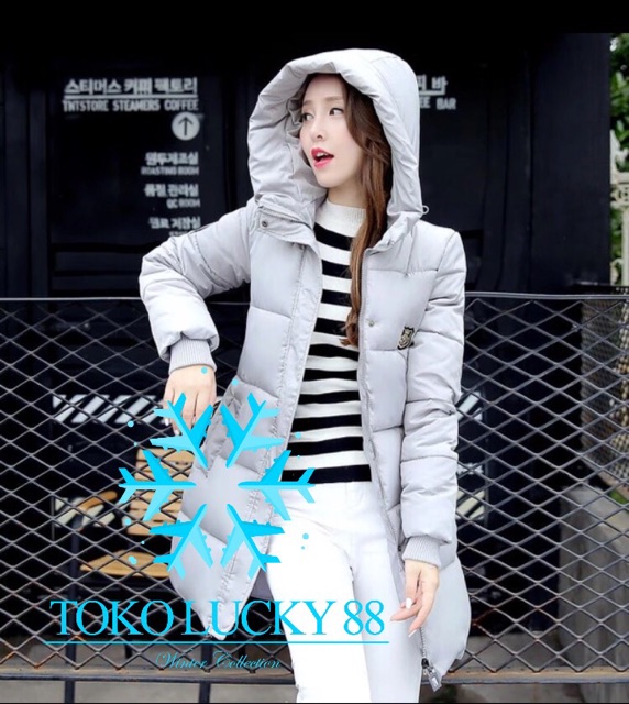 IMPORT MOLLAD Coat Parka Long Jaket Coat Mantel Parka Bulu Musim Dingin Winter