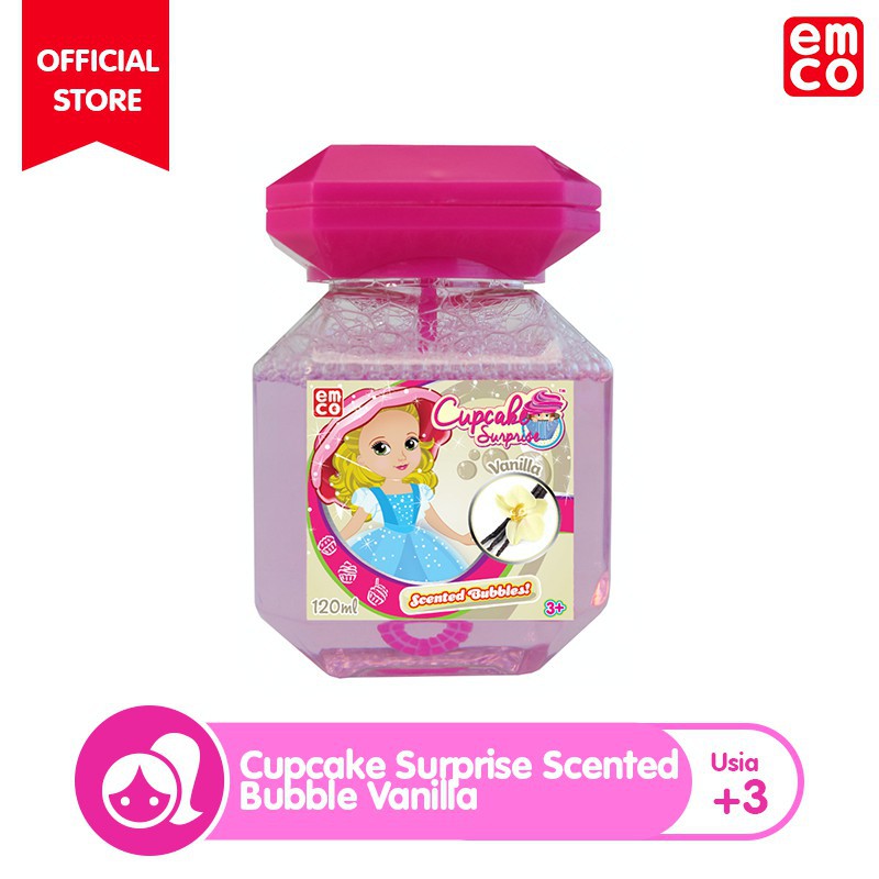 Emco Cupcake Surprise Scented Bubbles Shopee Indonesia