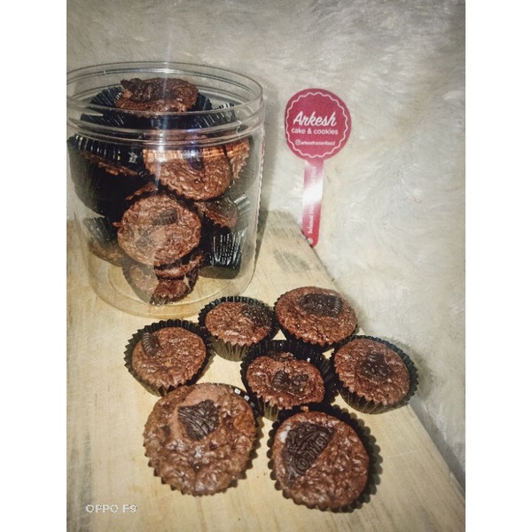 

kue kering brownis cup mini