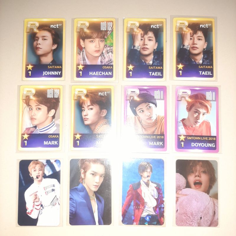 Photocard pc nct r card smtown 2018 saitama Osaka dvd Japan kolbuk 2020 arrival taeyong Johnny haech
