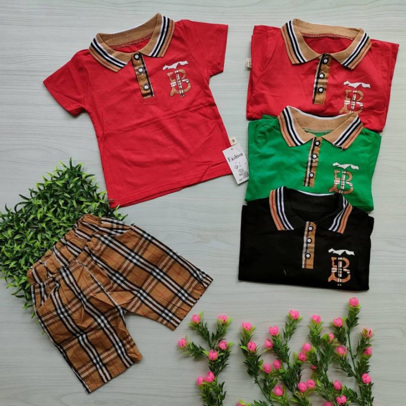 set burberry kerah import 1-4th