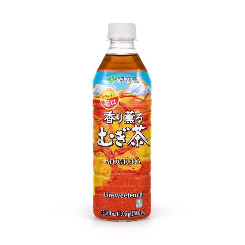 

ITOEN Mugicha Barley Tea Unsweetened 500mL - 1 dus (24 botol) ITO EN