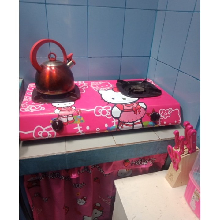 Stiker Kompor 2 Tungku Motif Karakter