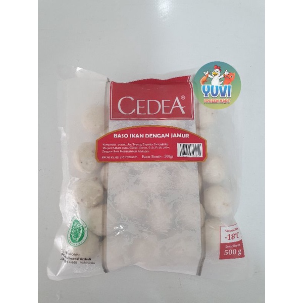 Cedea Baso Ikan Jamur 500gr
