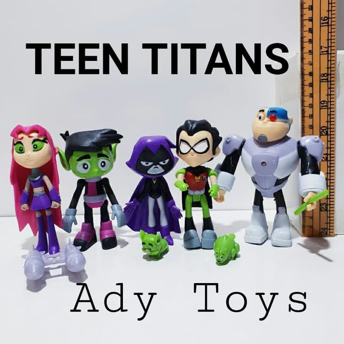Jual pcs Set Teen Titans Movie Anime Cartoon Action Figure Mainan Anak Murah