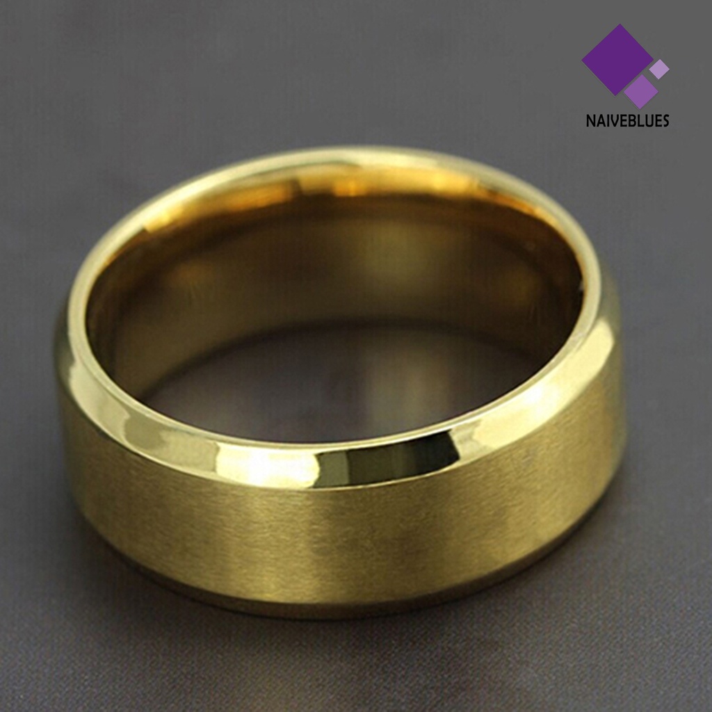 Cincin Bahan Titanium Steel Gaya Punk Untuk Cocktail