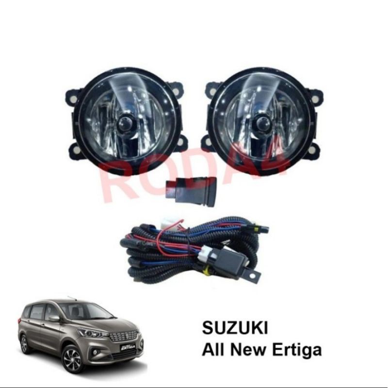 Fog lamp lampu kabut mobil Suzuki all new Ertiga/Apv /Xpander old/baleno/wagon R full kaca