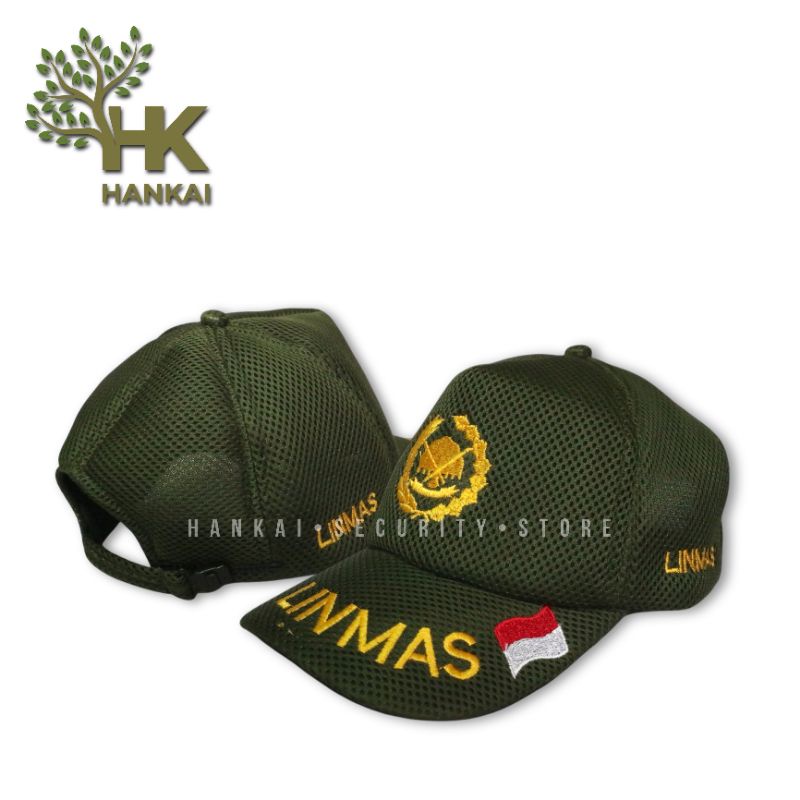 Topi Double Mess Linmas/Topi Linmas Jaring