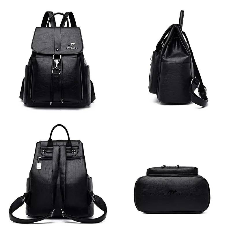 Ransel Korea Tas Wanita Punggung Import Kantor Kerja Sekolah Kuliah Outdoor Trendy Fashion Style Travel Casual