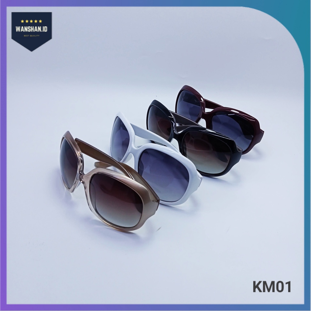 [WS] Kacamata Pria dan Wanita Casual Lensa Bening, Fotosensit Polarized,KM01,KM02,KM03