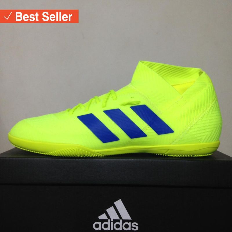 Sepatu Olahraga murah Harga Terjangkau / Sepatu Futsal Adidas Nemeziz 18.3 IN Solar Yellow BB9461