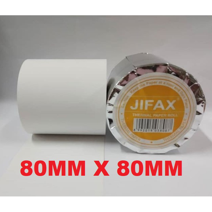 

THERMAL PAPER / KERTAS TERMAL STRUK KASIR / KERTAS ROLL PRINT EDC 80MM X 80MM