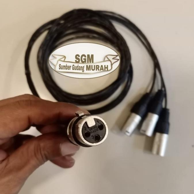 Promo Snack Kabel Murah Canare 1 In 3 Out