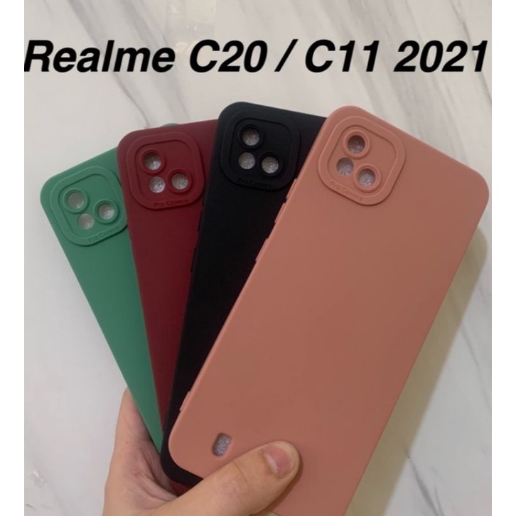 REALME C20/C11 2021 SOFTCASE CASE MACARON PRO CAMERA REALME C20/C11 2021