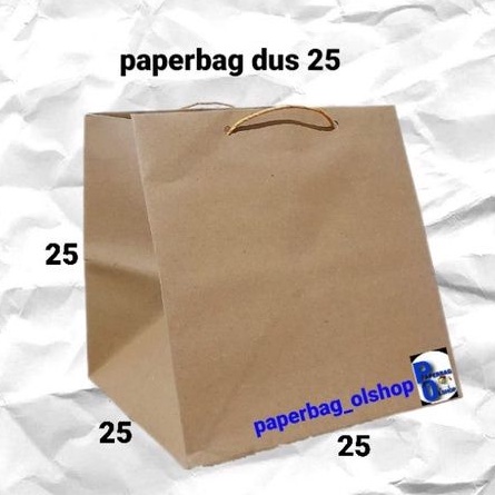

paperbag 25 coklat (25×25×25)