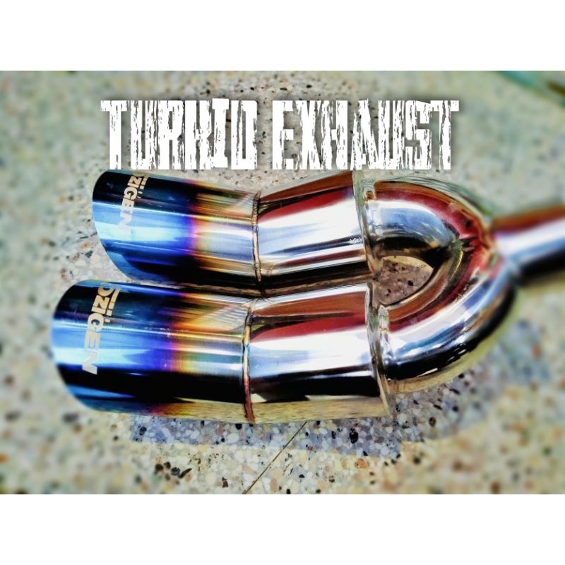 KNALPOT MOBIL RACING 5ZIGEN CABANG Burentip Knalpot Mobil Racing Knalpot cabang Full stainless
