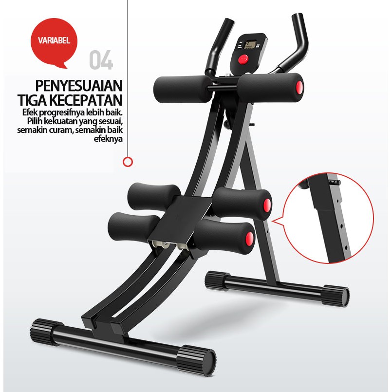 New Alat Olahraga Fitness Gym Abdominal Latihan Perut Ab Coaster