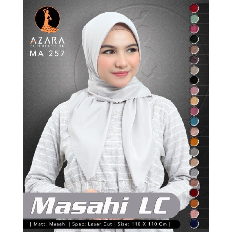 (COD) Segiempat Oskara Lasercut / Square Cutting Laser / Hijab Segiempat Azara Oskara Lasercut Murah-3