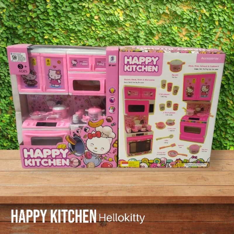 Mainan Anak Dapur Hellokitty Masuk Happy Kitchen Dapur Jumbo