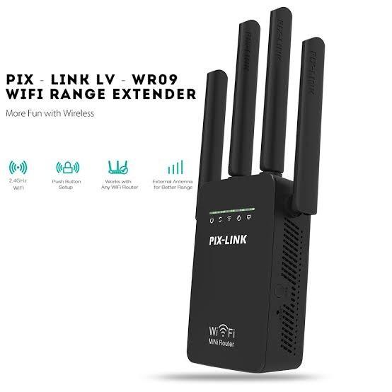 Pix-Link 300M Pix Link Wireless Wifi Extender Pro Repeater Ap Lv-Wr09