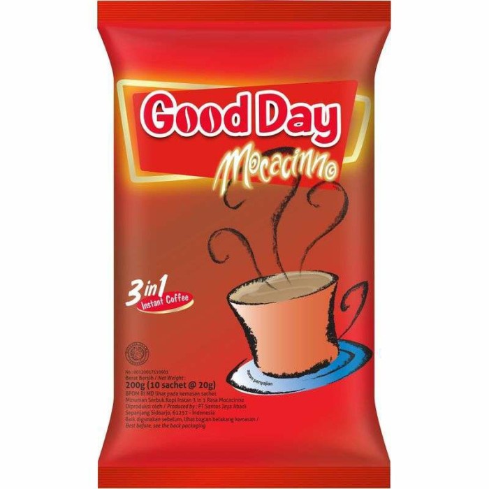 

Good Day Mocacinno Bag 10'sx20Gr