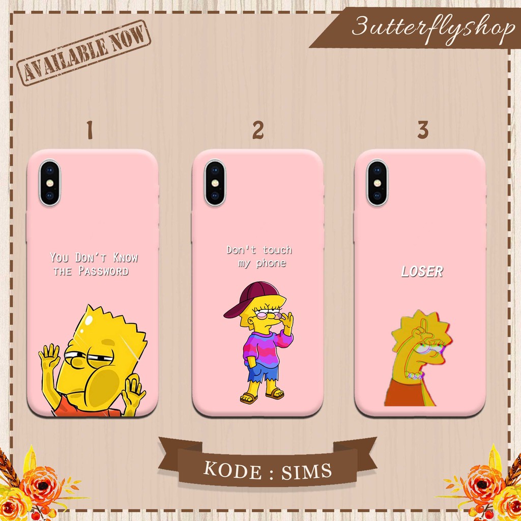 [SILIKON] The Simpsons casing case HP xiaomi samsung iphone oppo vivo realme redmi meizu asus