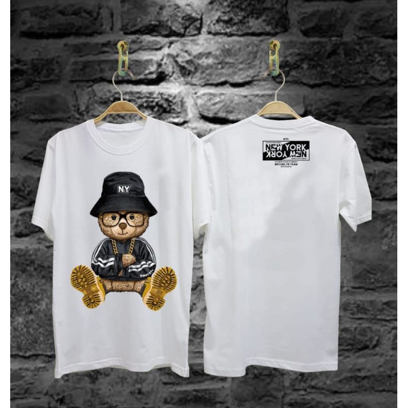 kaos distro pria terbaru kaos bergambar kartun KAOS kekinian hitam putih KAOS BONEKA