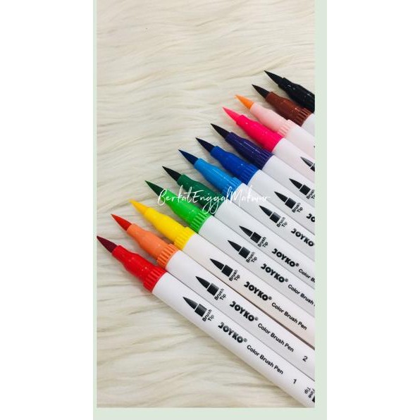 

Sudah READY.. TERMURAH Brush Pen Joyko CLP-06 12 Warna