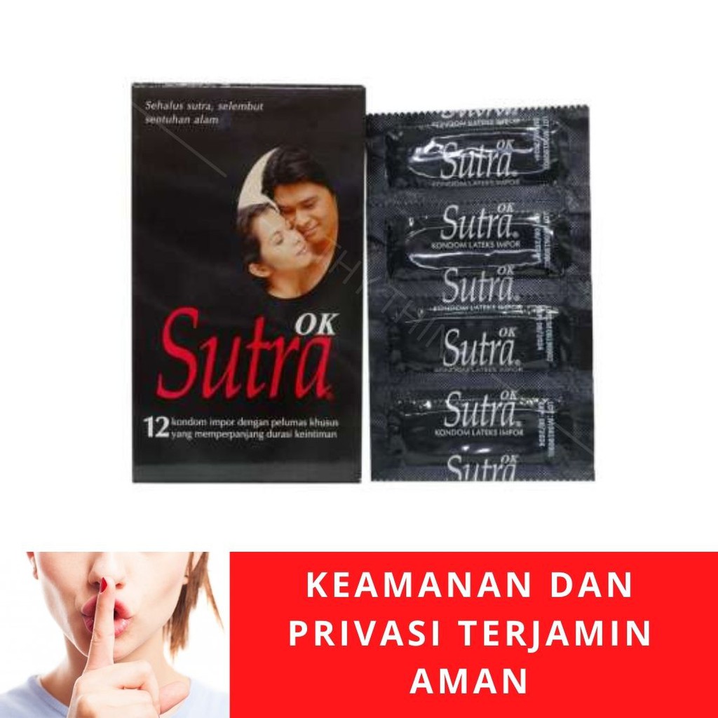 SATUAN Kondom Sutra OK / HITAM Condom 1pcs