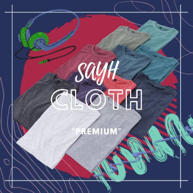 KAOS POLOS MISTY TWOTONE 30's PREMIUM LENGAN PENDEK