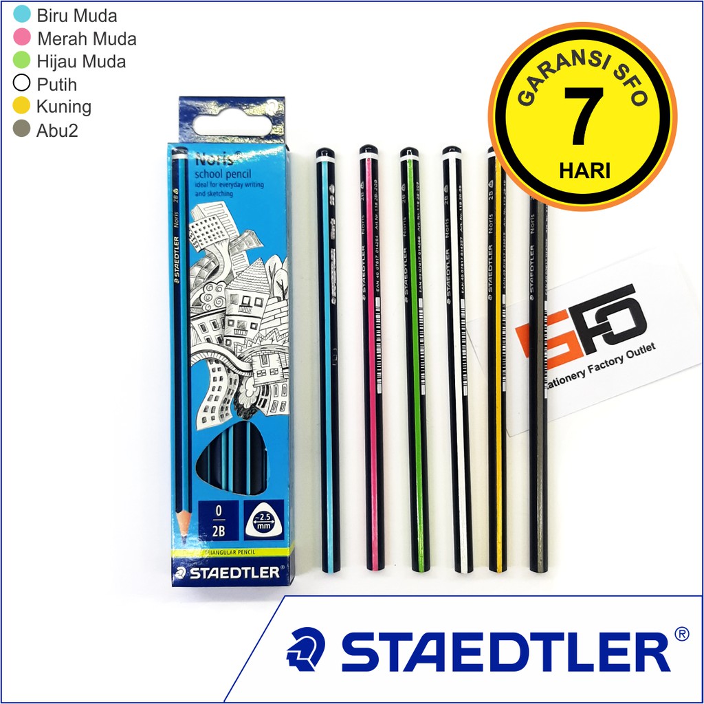 

Pensil Staedtler 2B Noris (Triangular)