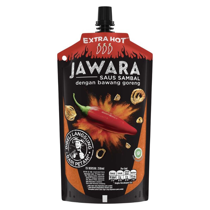 

saus sambal jawara 250ml