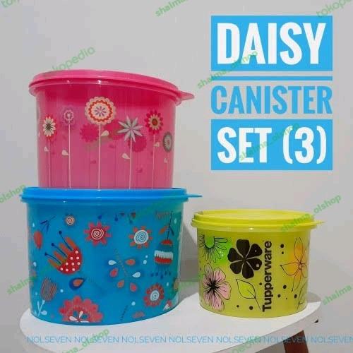 Daisy Canister Set Tupperware
