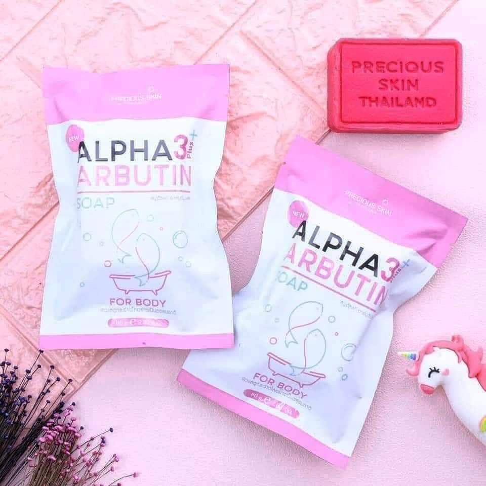 Precious Skin Alpha Arbutin 3 Plus Collagen Whitening Soap / Sabun Pemutih Badan / Sabun / Soap 80g