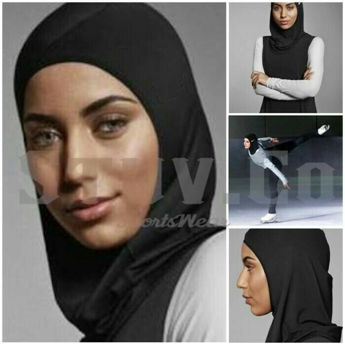 KERUDUNG SPORT HIJAB INSTAN JILBAB INSTAN JILBAB OLAHRAGA WANITA VOLI RENANG BASKET BADMINTON JOGGING LARI