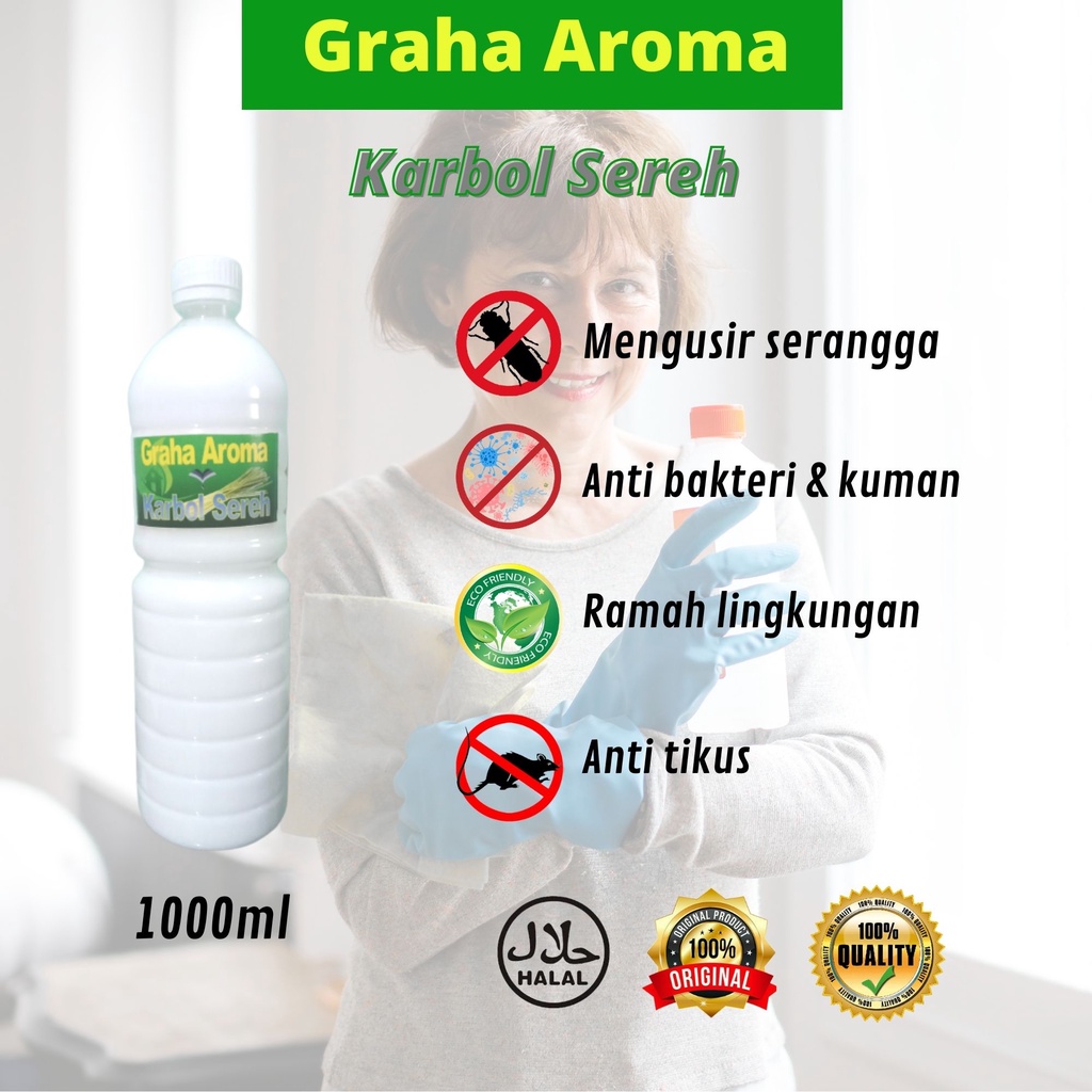 Karbol Sereh Super Wangi 1 Liter