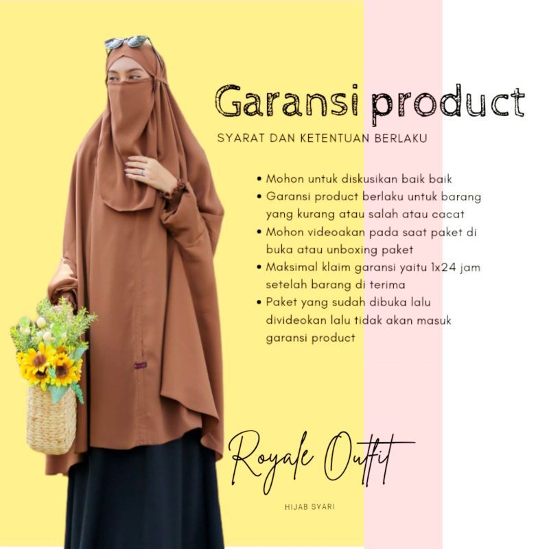 New khimar tali cantik zenhia ori royale hijab