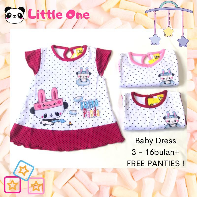 DRESS BAYI PEREMPUAN 3 12 Bulan/BAJU BAYI CEWEK/DRESS BAYI LUCU/DRESS BABY CANTIK