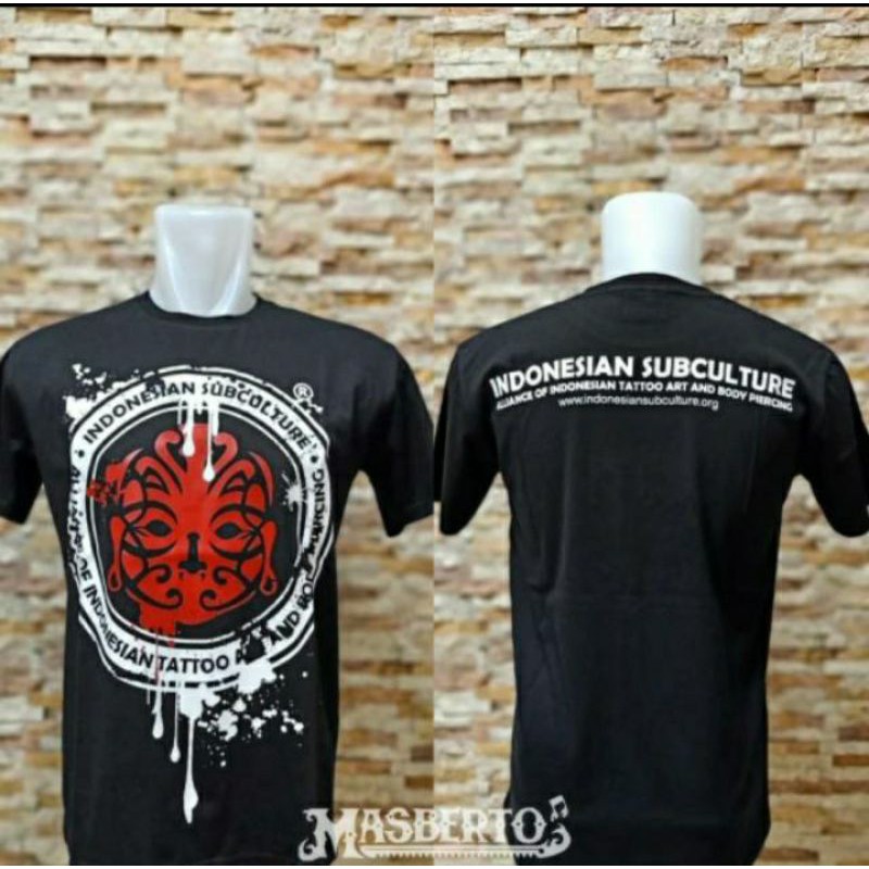 kaos isc. water colour. original. kaos indonesian subculture. kaos tattoo. kaos masberto. mesin tato