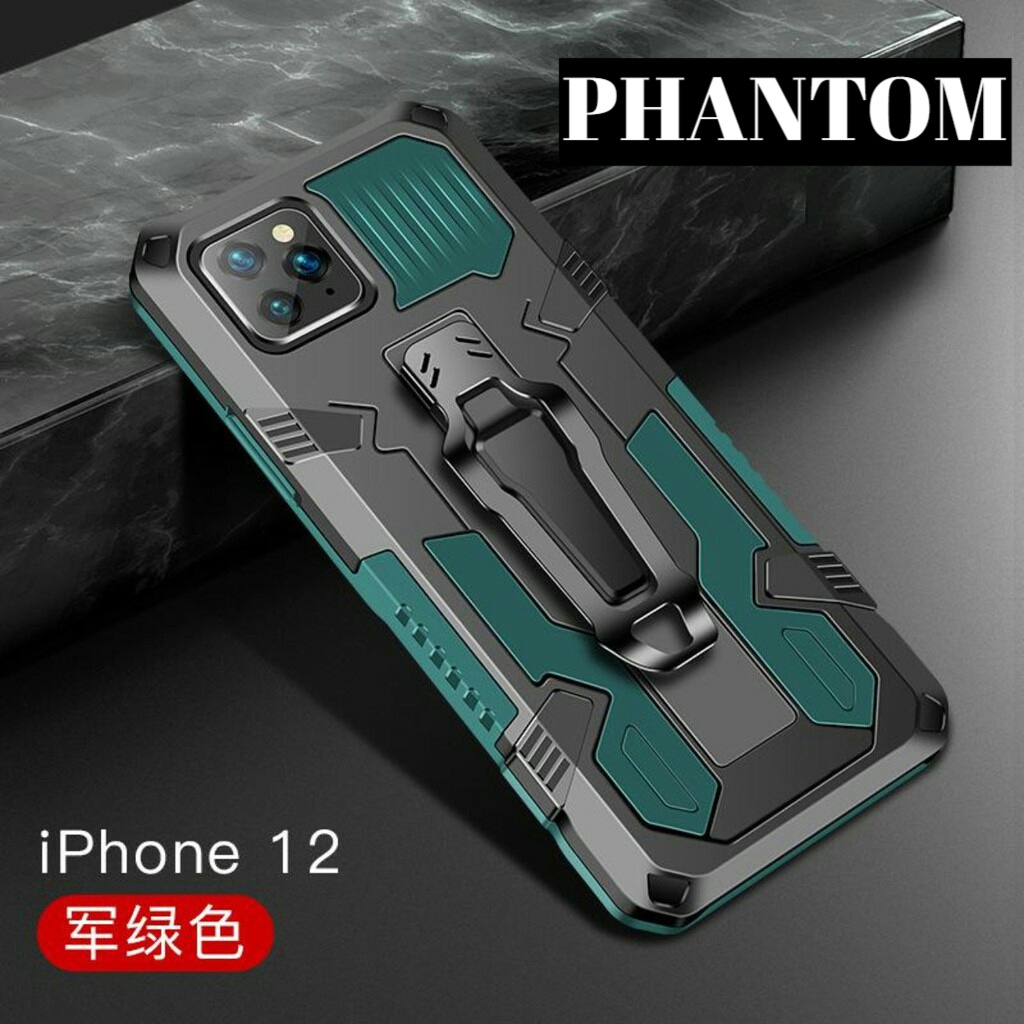 Case Robot Phantom VIVO Y20 Y20S Y20i Y12S Y51 2020 V20 V20SE Y12 Y15 Y17 Y30 Y50 Y11 Y91C Y1S Y95 Y91 Y93-HIJAU TUA
